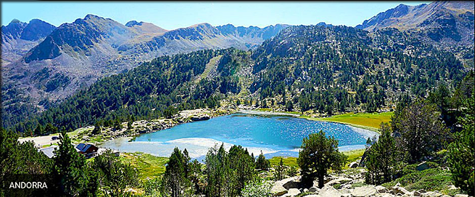 Lac d'altitude en Andorre
