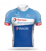 maillot equipe cycliste Total Direct energie