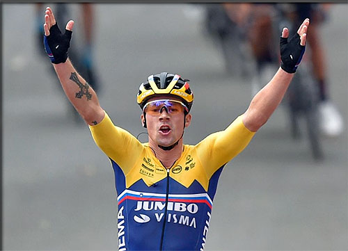 Roglic vainqueur de la 1ère étape de la Vuelta 2020