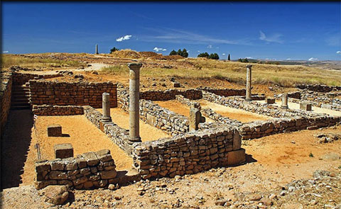 ruines archeologiques de Numancia etape 4  lavuelta 2020