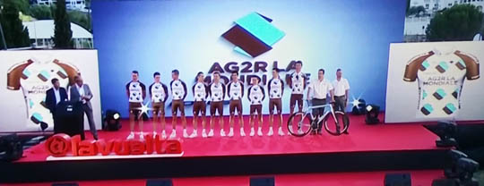 Equipe AG2R la vuelta 2015