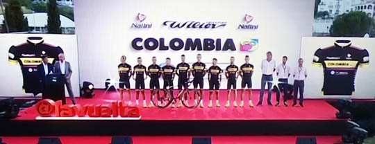 Equipe COLUMBIA la vuelta 2015