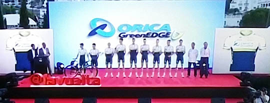 Equipe ORIKA GreenEDGE la vuelta 2015